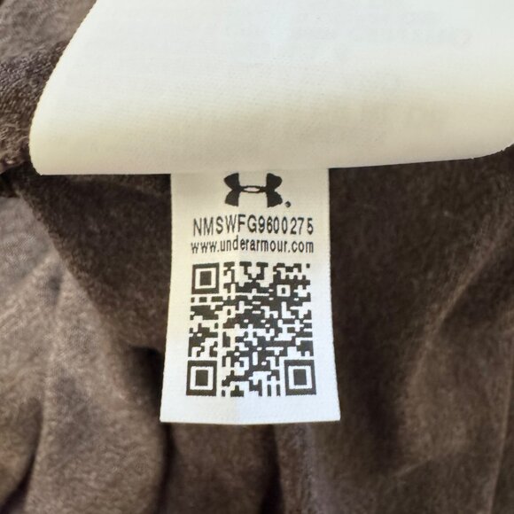 Brown University Shirt Men's Small Brown Raglan Loose Under Armour Threadborne - Picture 6 of 11